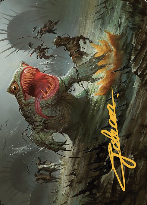 The Gitrog, Ravenous Ride // The Gitrog, Ravenous Ride from Outlaws of Thunder Junction Art Series