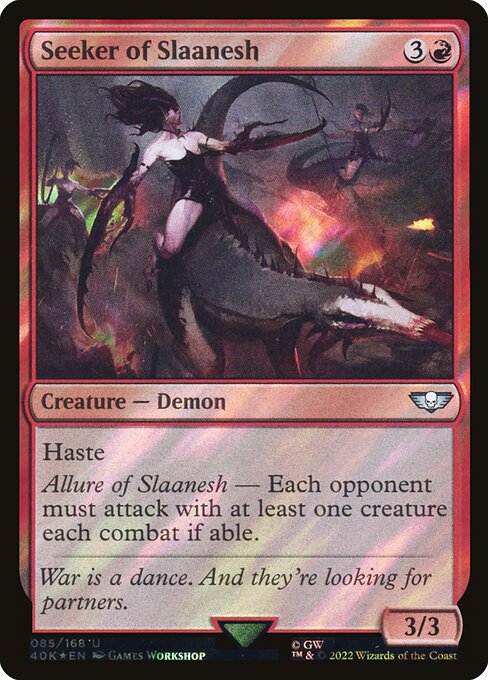 Seeker of Slaanesh highlighted card art