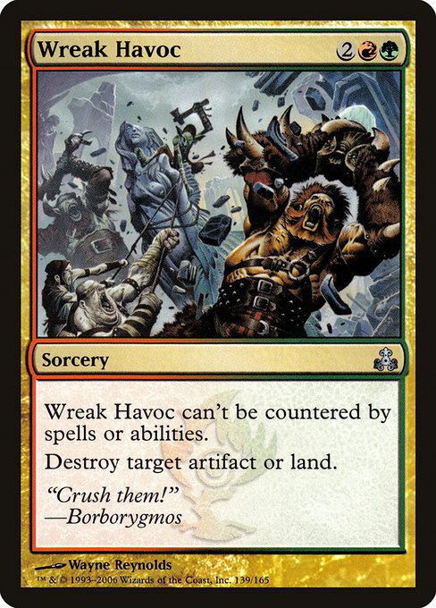 Wreak Havoc highlighted card art