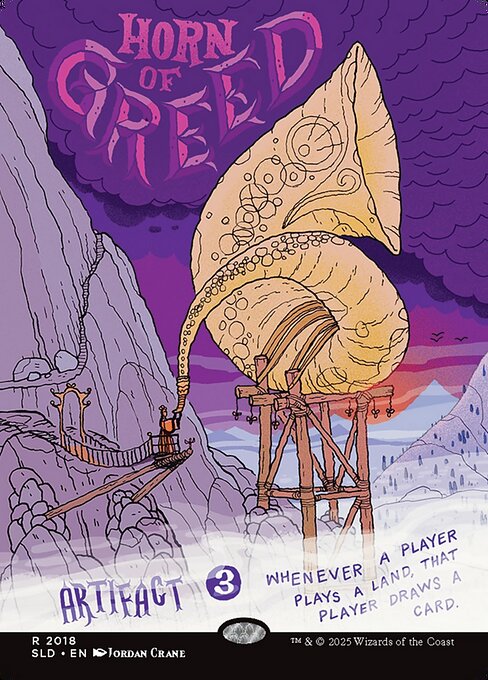 Horn of Greed highlighted card art