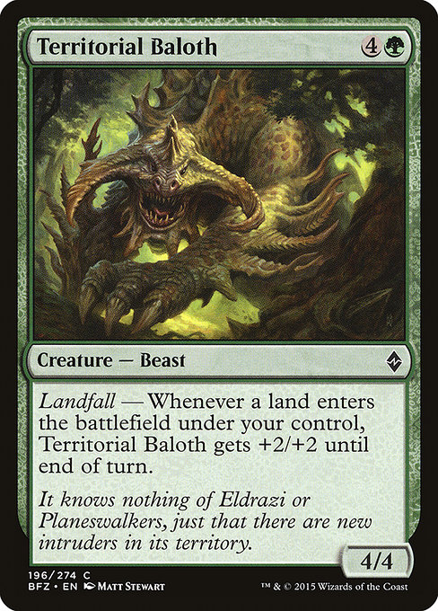 Territorial Baloth from Battle for Zendikar