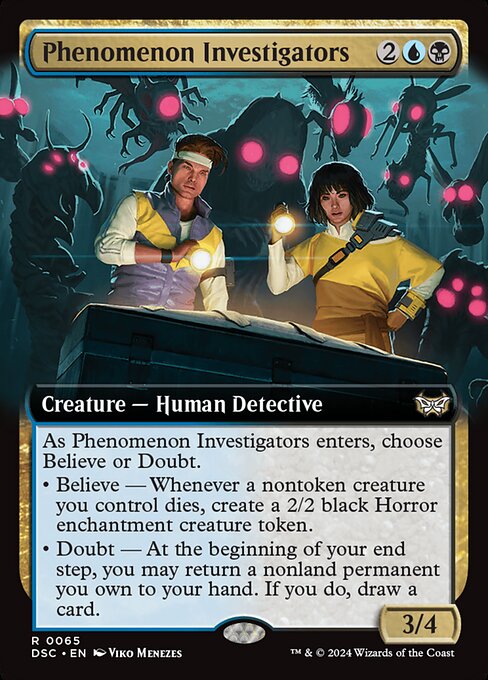 Phenomenon Investigators highlighted card art