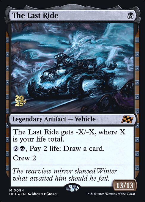 The Last Ride highlighted card art
