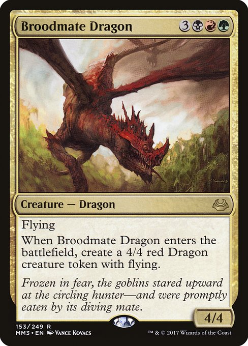 Broodmate Dragon from Modern Masters 2017