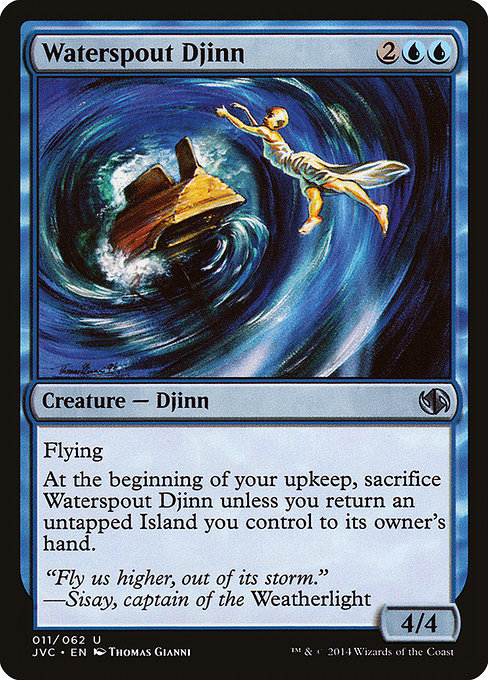 Waterspout Djinn highlighted card art