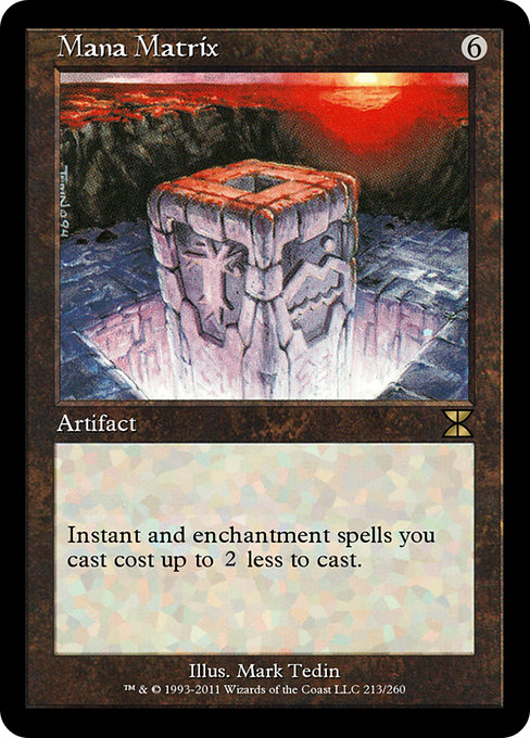 Mana Matrix highlighted card art