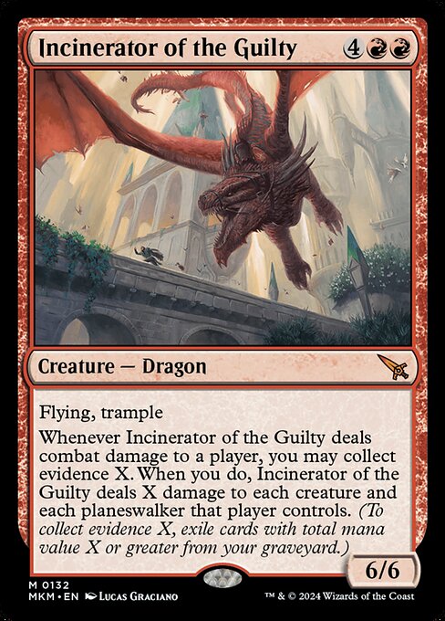 Incinerator of the Guilty highlighted card art