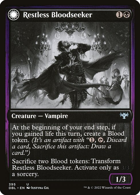 Restless Bloodseeker // Bloodsoaked Reveler from Innistrad: Double Feature