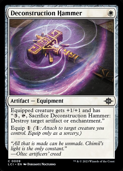 Deconstruction Hammer highlighted card art