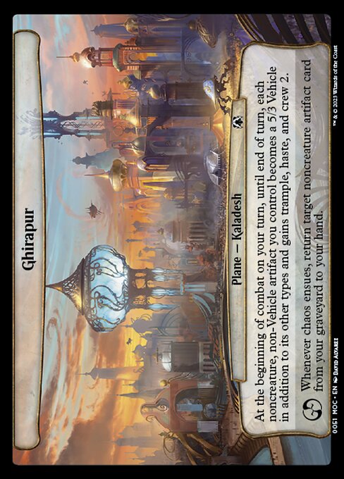 Ghirapur highlighted card art