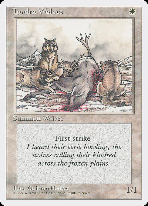 Tundra Wolves from Fourth Edition