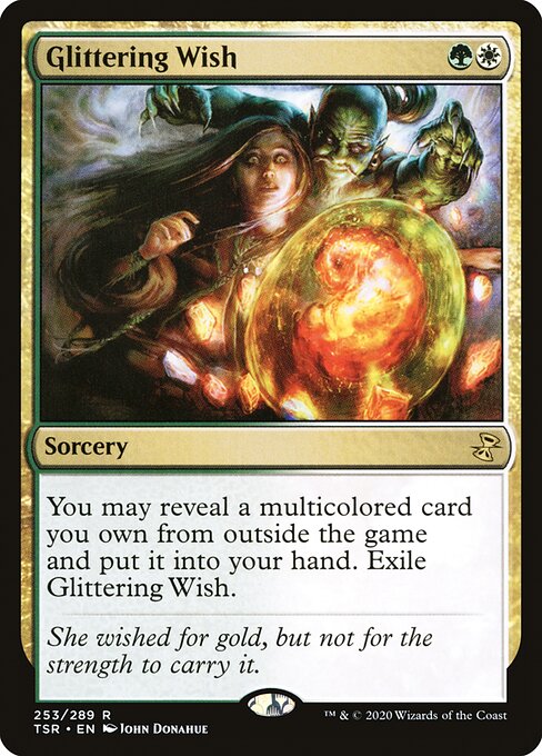 Glittering Wish highlighted card art