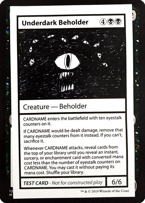 Underdark Beholder highlighted card art