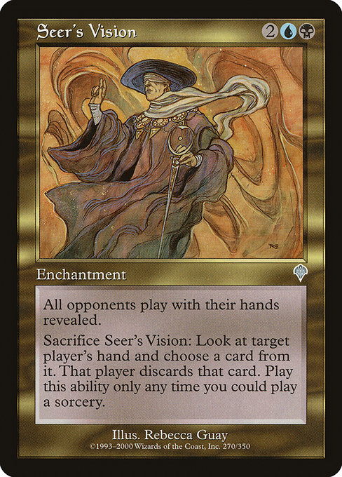 Seer's Vision highlighted card art