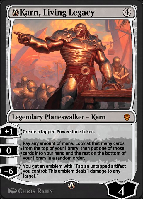 A-Karn, Living Legacy highlighted card art