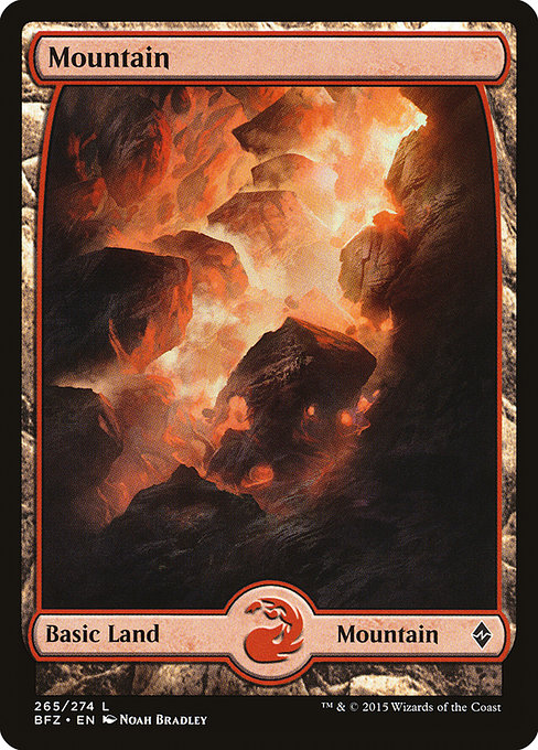 Mountain from Battle for Zendikar