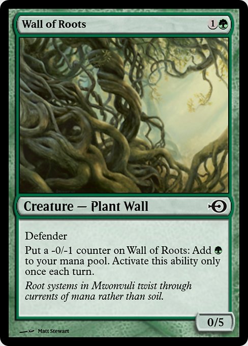 Wall of Roots from Magic Online Promos