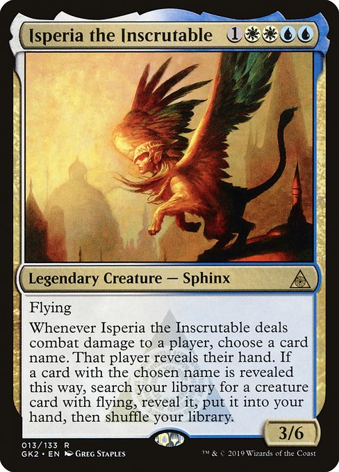Isperia the Inscrutable highlighted card art
