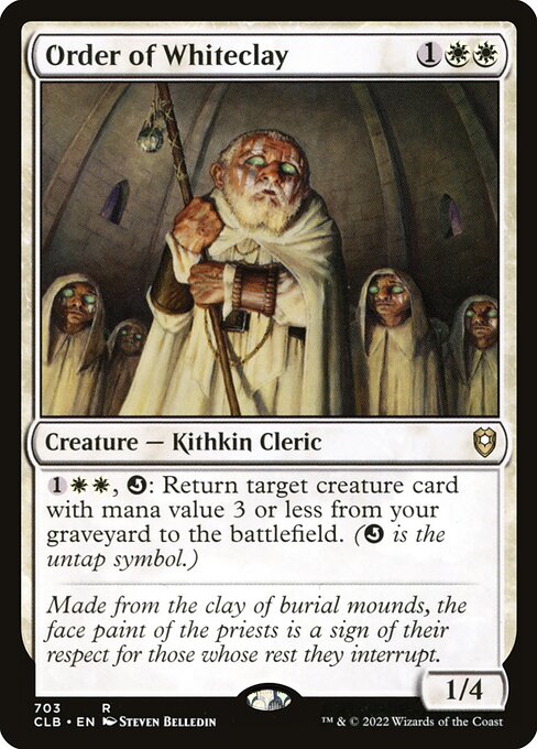 Order of Whiteclay highlighted card art