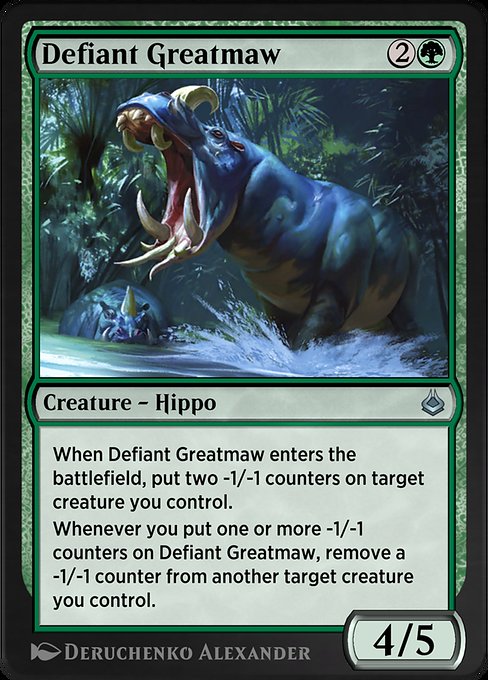 Defiant Greatmaw highlighted card art