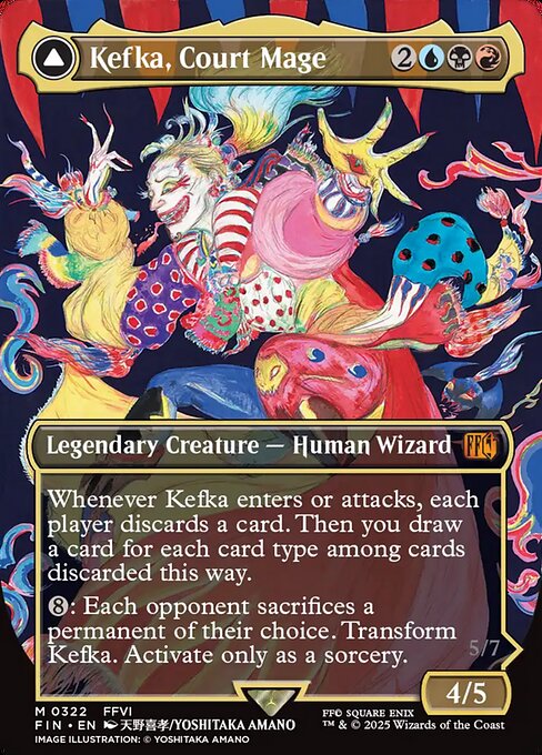 Kefka, Court Mage // Kefka, Ruler of Ruin from Final Fantasy