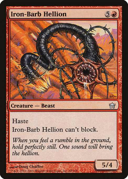 Iron-Barb Hellion highlighted card art