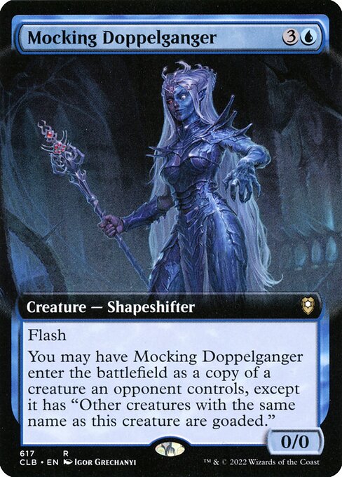 Mocking Doppelganger highlighted card art