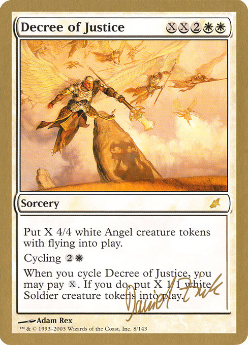Decree of Justice from World Championship Decks 2003