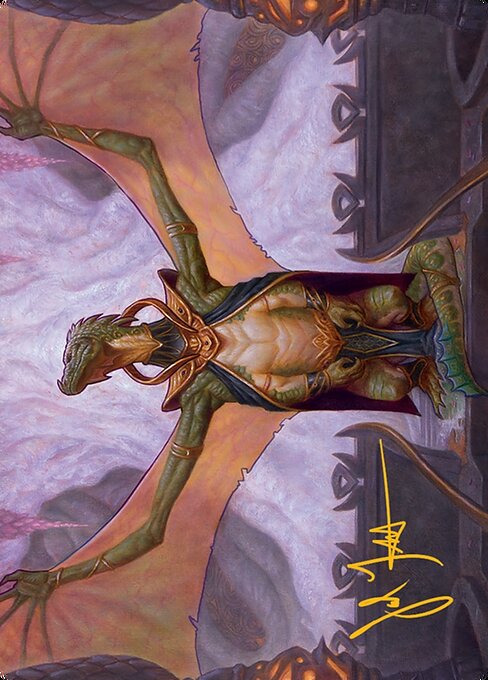Kheru Goldkeeper // Kheru Goldkeeper from Tarkir: Dragonstorm Art Series