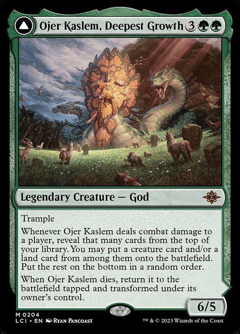 Ojer Kaslem, Deepest Growth // Temple of Cultivation from The Lost Caverns of Ixalan