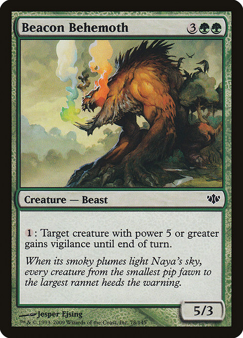 Beacon Behemoth highlighted card art