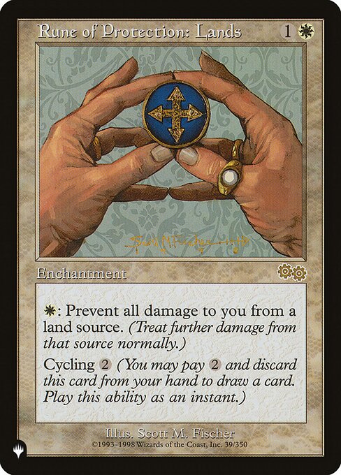 Rune of Protection: Lands highlighted card art