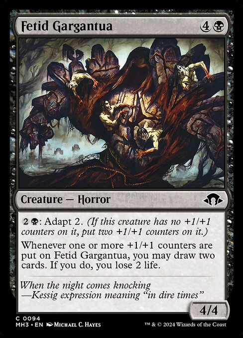 Fetid Gargantua highlighted card art