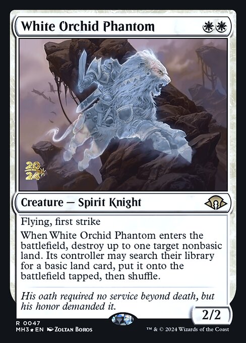 White Orchid Phantom from Modern Horizons 3 Promos