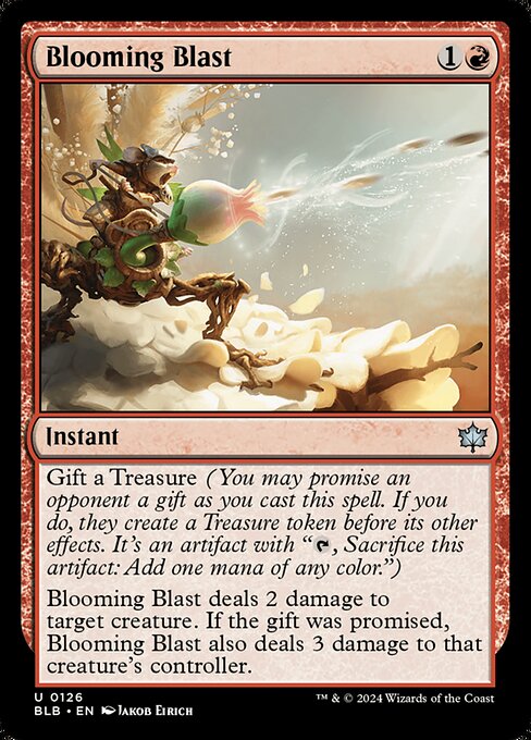 Blooming Blast highlighted card art