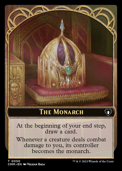 The Monarch from Commander Masters Tokens