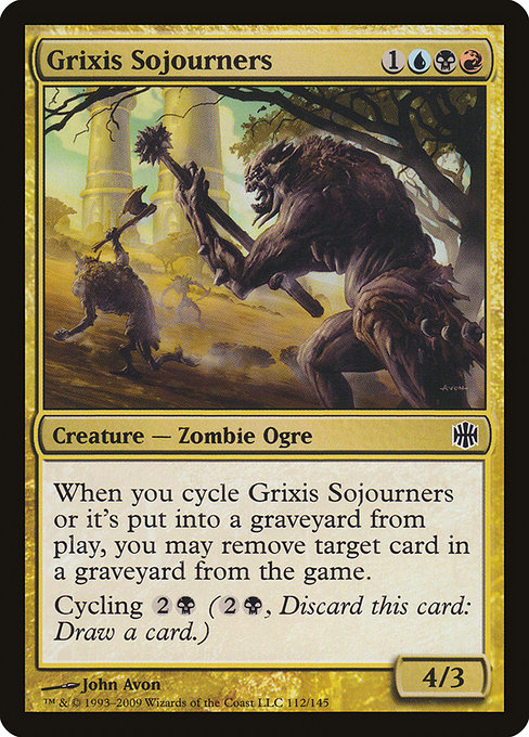 Grixis Sojourners highlighted card art