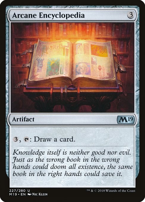 Arcane Encyclopedia from Core Set 2019