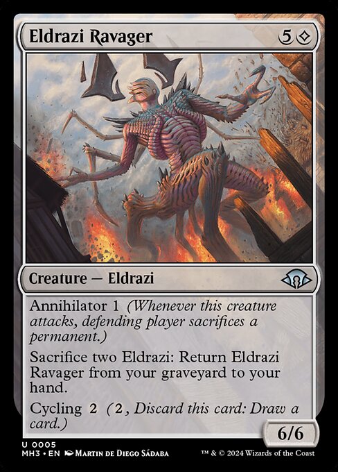 Eldrazi Ravager highlighted card art