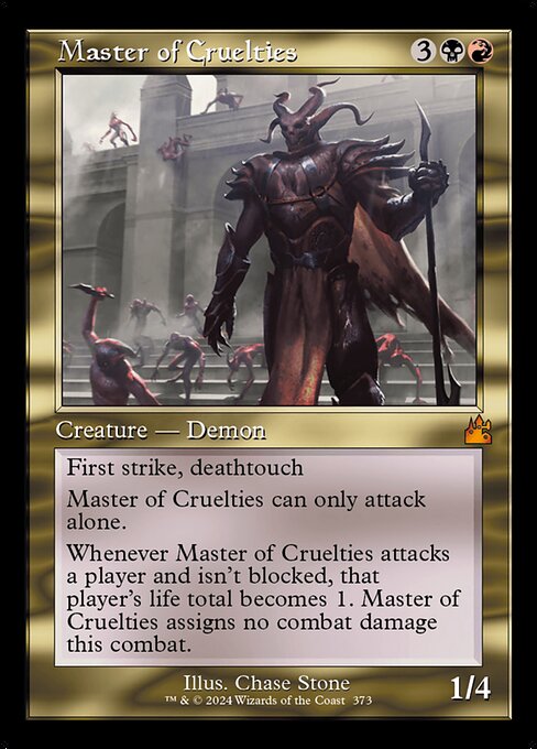 Master of Cruelties from Ravnica Remastered
