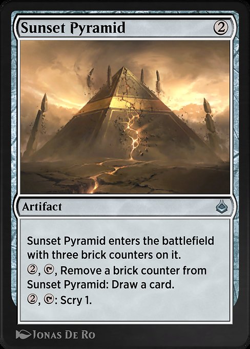 Sunset Pyramid from Amonkhet Remastered