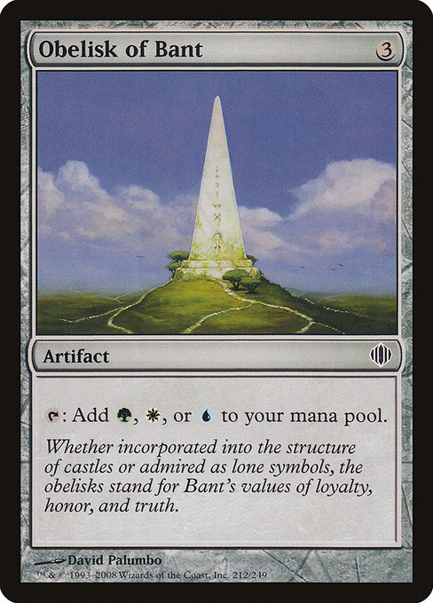 Obelisk of Bant highlighted card art