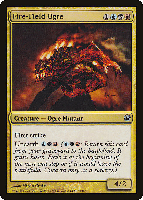 Fire-Field Ogre highlighted card art