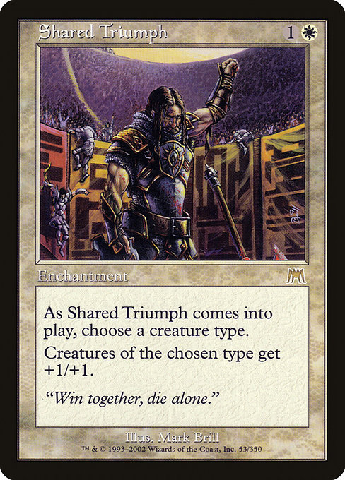 Shared Triumph highlighted card art