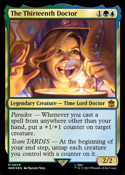 The Thirteenth Doctor highlighted card art