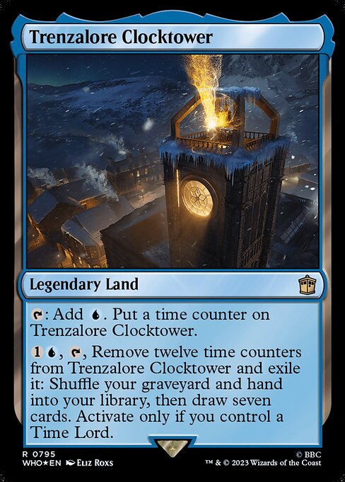 Trenzalore Clocktower highlighted card art