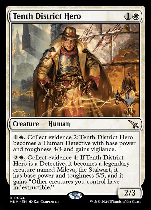 Tenth District Hero highlighted card art
