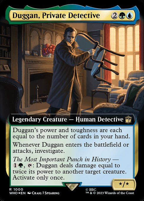 Duggan, Private Detective highlighted card art