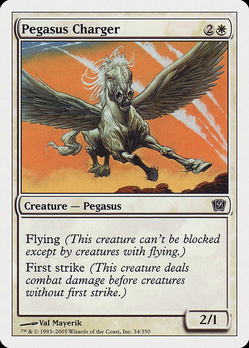 Pegasus Charger highlighted card art