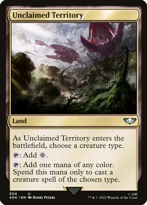 Unclaimed Territory from Warhammer 40,000 Commander